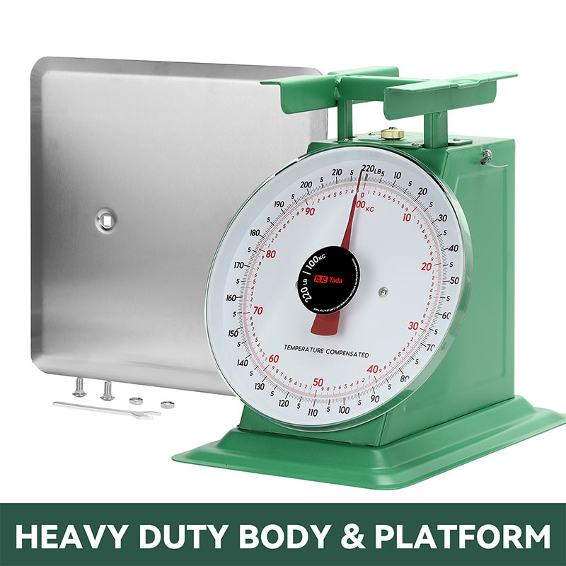 TADA 220lb/100kg Heavy Duty Mechanical Scale