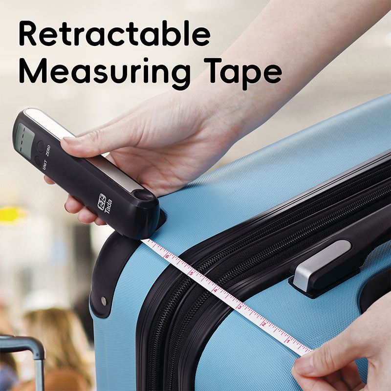 TADA 110lb Luggage Scale Battery Free Built in Measuring Tape