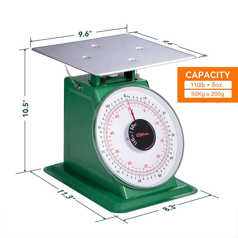 TADA 110lb Portion Control Mechanical Scale