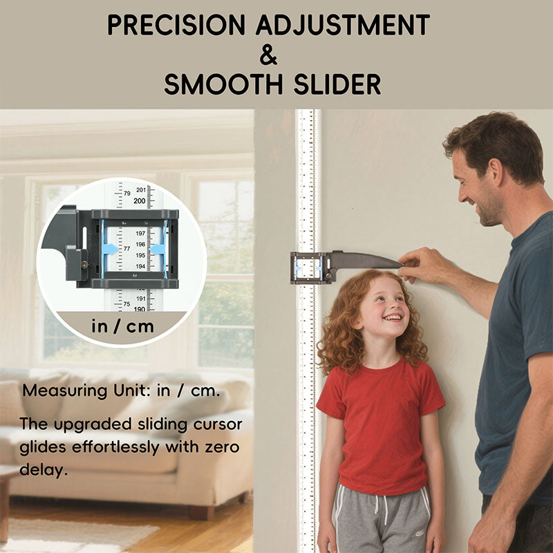 TADA Height Measurement Portable Stadiometer Height Rod 8-85 inch/20-217 cm Unit with cm & inch