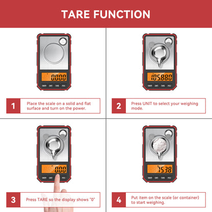 TADA Digital Milligram Scale 100g/0.001g Pocket Mg Scale