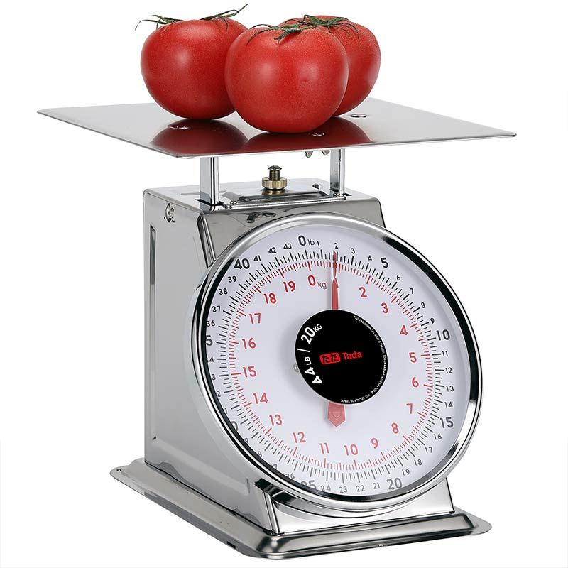 Tada 44lb Stainless Steel Mechanical Kitchen Food Scale