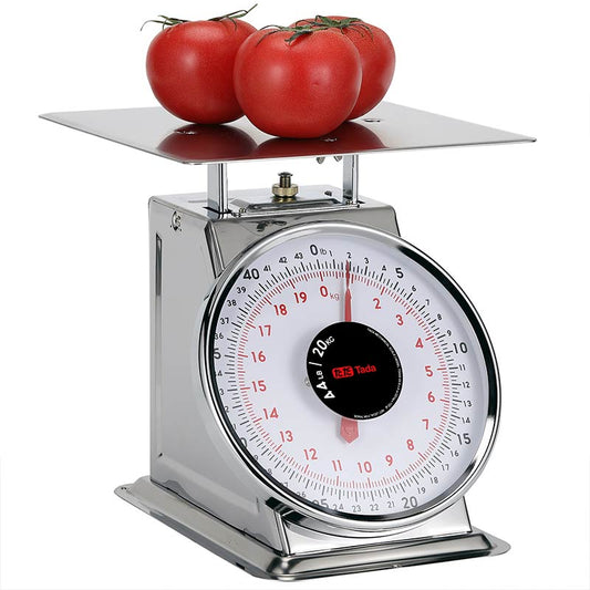 Tada 44lb Stainless Steel Mechanical Kitchen Food Scale